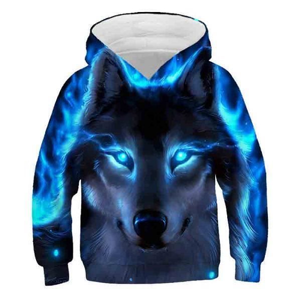 Dessin Anime Streetwear Mode Bebe Loup Animal 3d Imprime Sweat A Capuche Gar On Fille Enfants Vetements Shinning Loup Conception Sw Lmwy 063 Cdiscount Pret A Porter