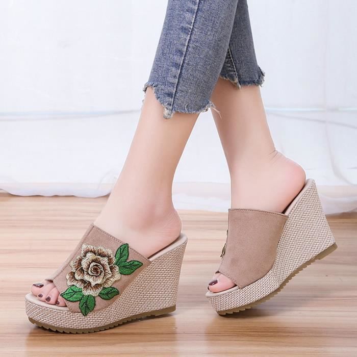 Slip on hot sale compensées
