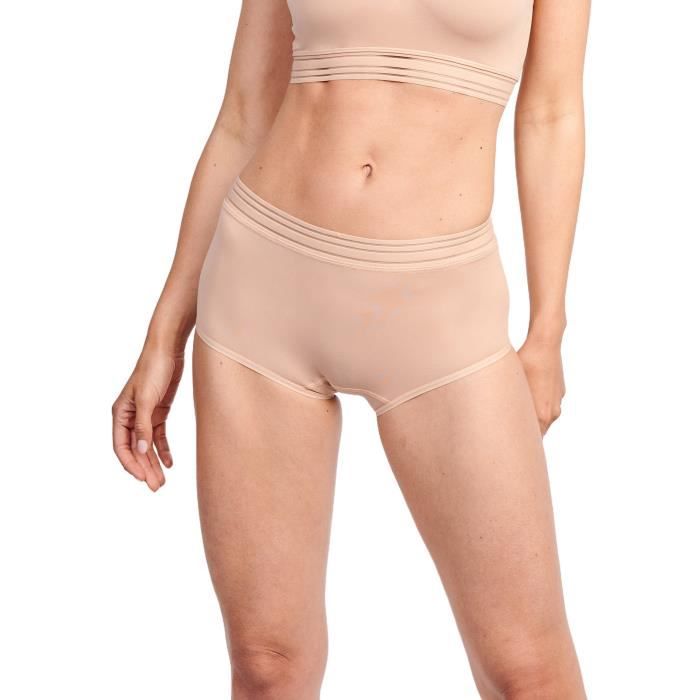 Shorty ZEN LIGHT BILLET DOUX Nude Beige Femme Microfibre