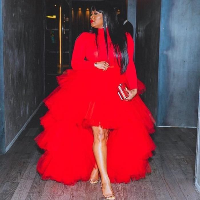 Jupe tulle rouge discount