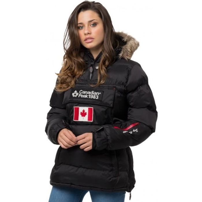 CANADIAN PEAK Doudoune CONTEAKANoir Femme Noir Cdiscount Pr t