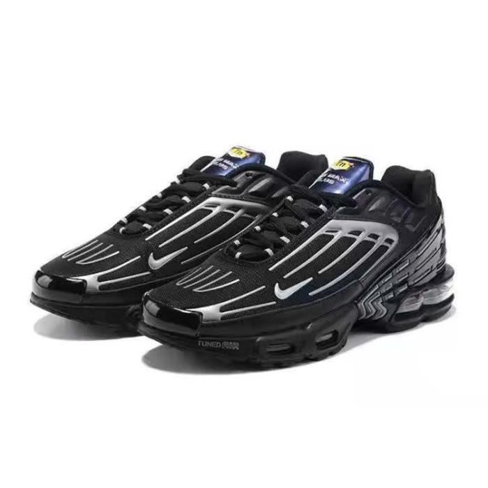 Baskets Nikes Air Max Plus TN 3 Chaussures de running pour Homme Noir Noir  - Cdiscount Chaussures