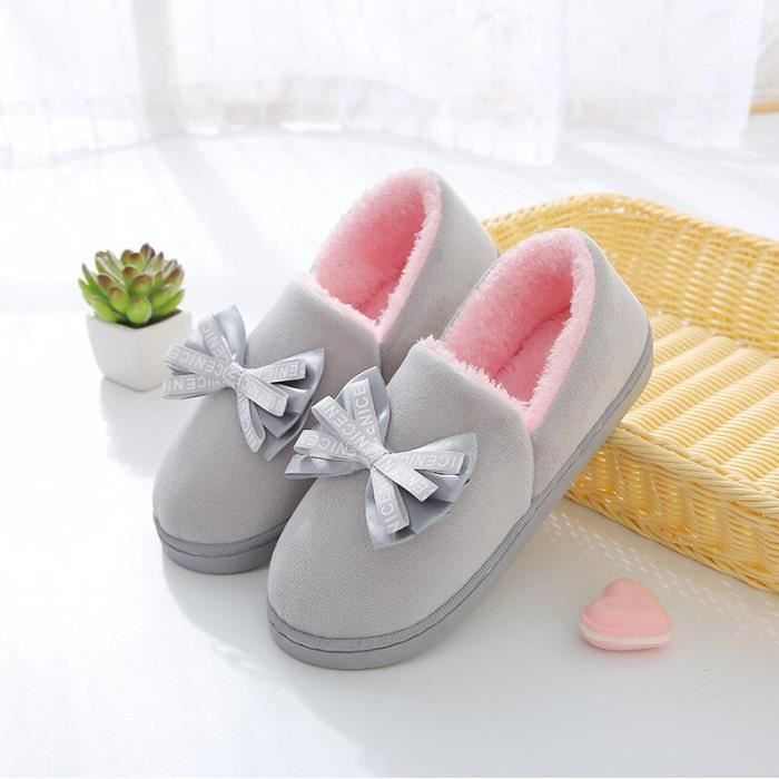 Femmes Confortables Stylés Antidérapants Chaussons