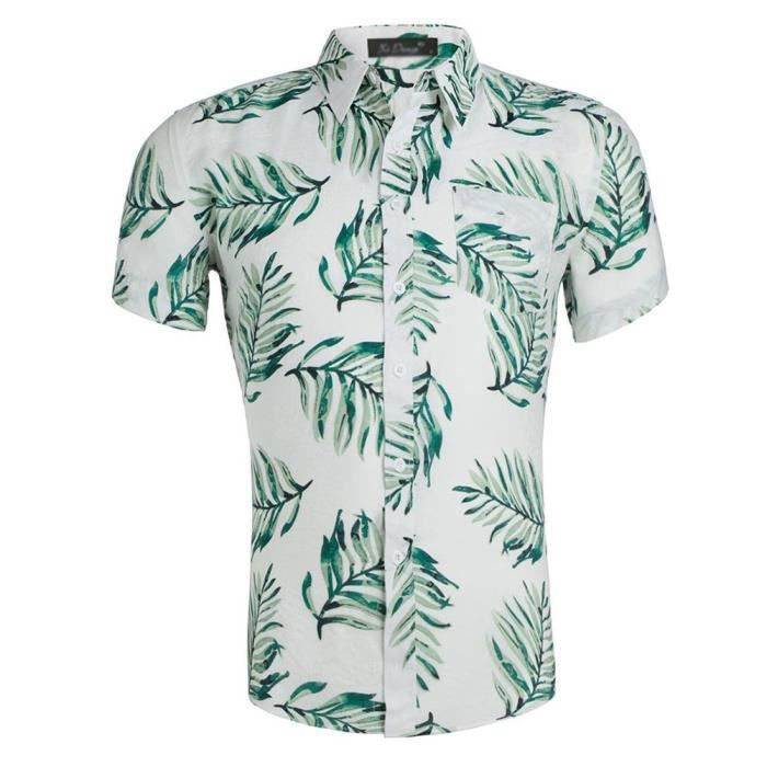 Chemise Homme Claiborne Manches Courtes à Carreaux Blanc/noir Taille L - Très Bon état