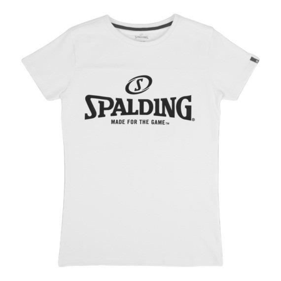 T-shirt femme Spalding Essential Logo - white - S