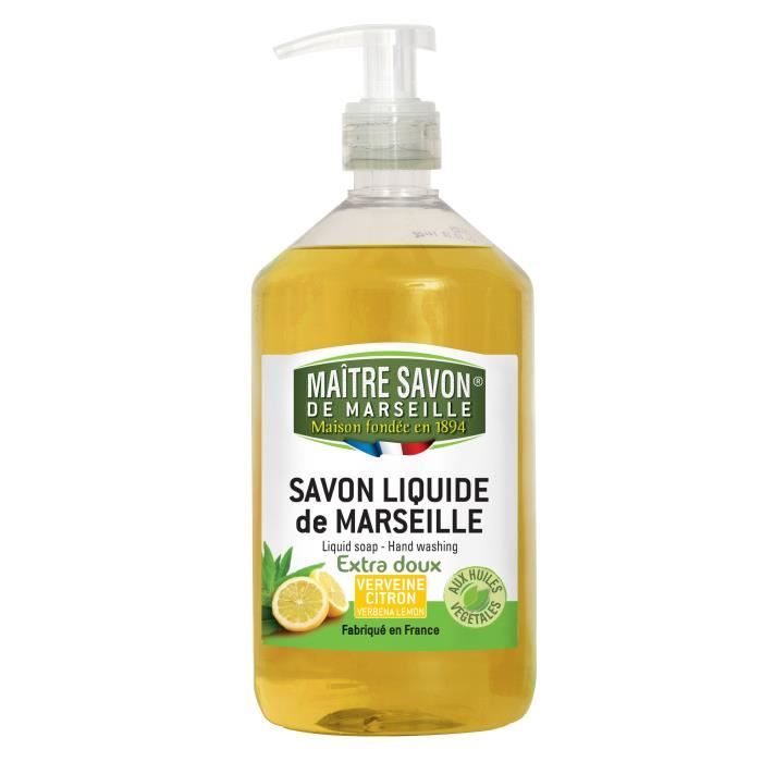 Maitre Savon Savon Liquide Au Verveine Citron 500 Ml Achat Vente Savon Syndets Savon Liquide Verveine 500 Ml Cdiscount