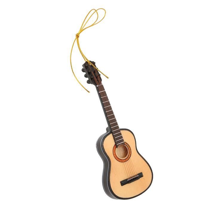 Miniature Guitare John Mayer BLACK1 – Réplique Miniature Ornement Décoratif Avec Support, Cadeau Idéal Pour Fans De Musique Et Collectionneurs