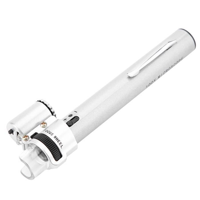Loupe Microscope LED 100x - Pour L'inspection De Bijoux, électronique, Etc., Neuf, Portable Et Pratique