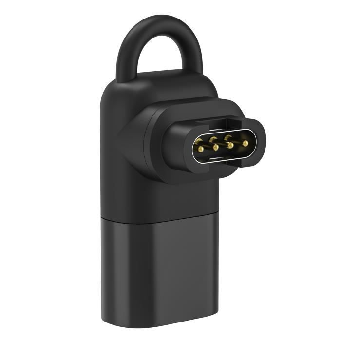 Miimall Compatible Avec Chargeur Garmin Fenix 7//7S/7X Vers Adaptateur Lightning Femelle, Convertisseur De Charge De Sécurité Portable Pour Garmin