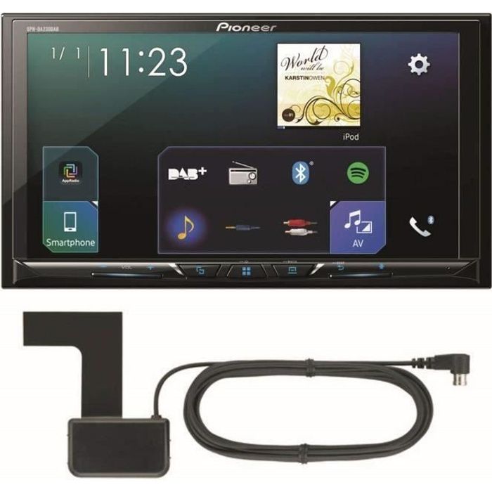 Pioneer SPH da23 0dab 17,8 cm (7 Pouces) Écran Tactile Dab – Autoradio avec  Apple carplay et Une fonctionnalité de Android V 982 - Cdiscount Auto