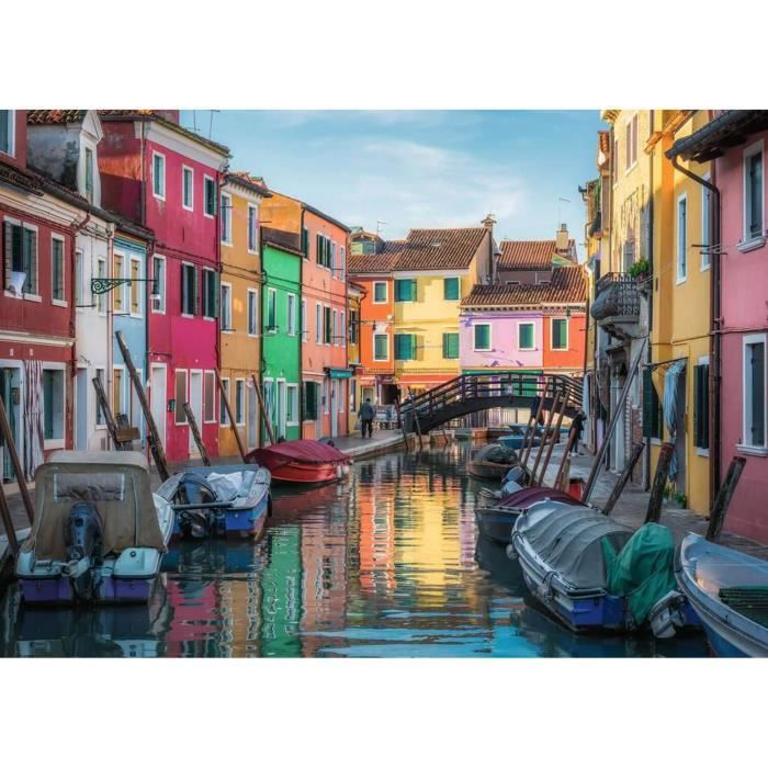 Puzzle 1000 pièces Burano, Italie - Adultes et enfants dès 14 ans - 17392 - Ravensburger