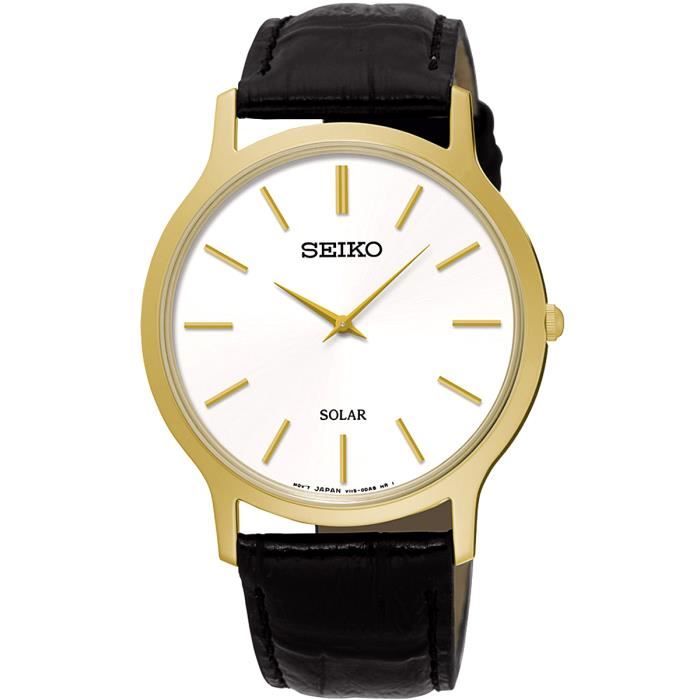 Montre homme SEIKO SOLAR SUP872P1. Classique. 30. Cdiscount