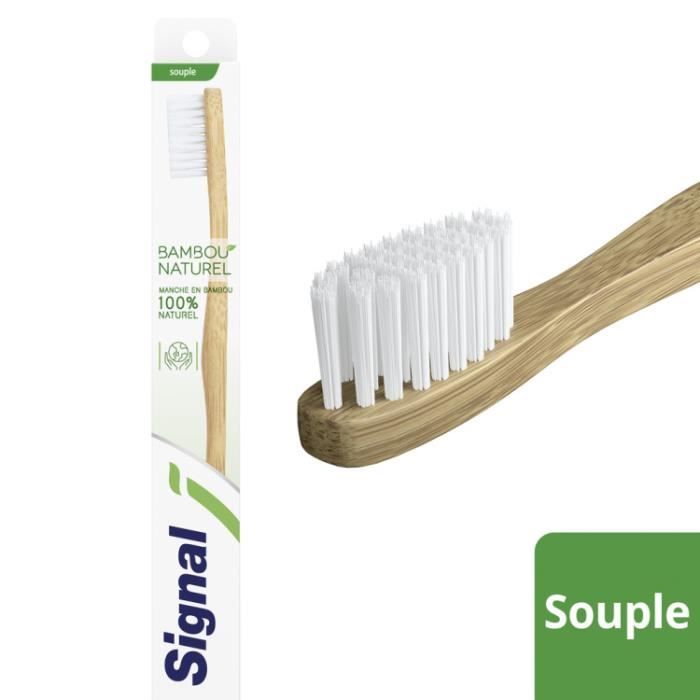 Brosse A Dents En Bambou Naturel Par Signal Jeni Cherie
