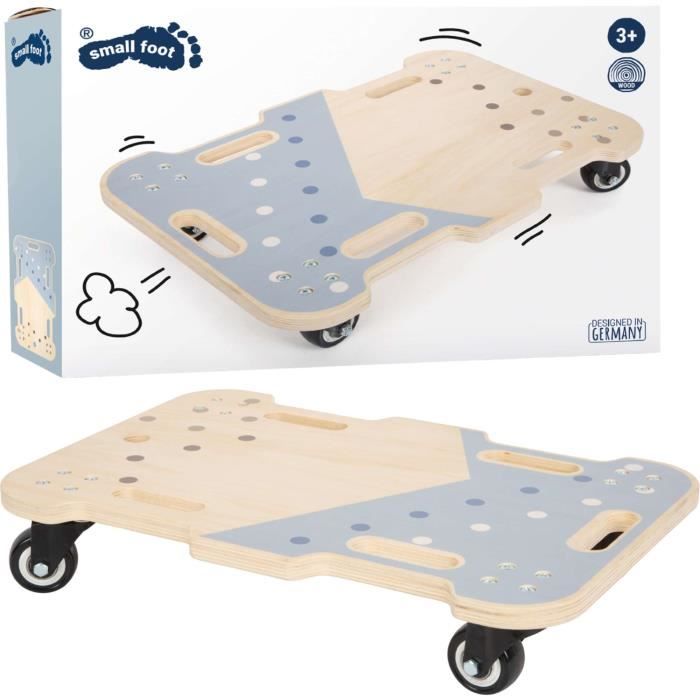 Roller enfant Hudora Planche à roulette Skateboard Retro Curve bordeaux