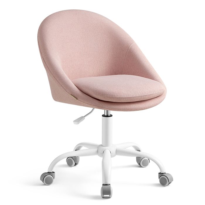 Chaise de Bureau - SONGMICS - Pivotante - Rembourrage en Mousse - Réglable en Hauteur - pour Bureau Chambre