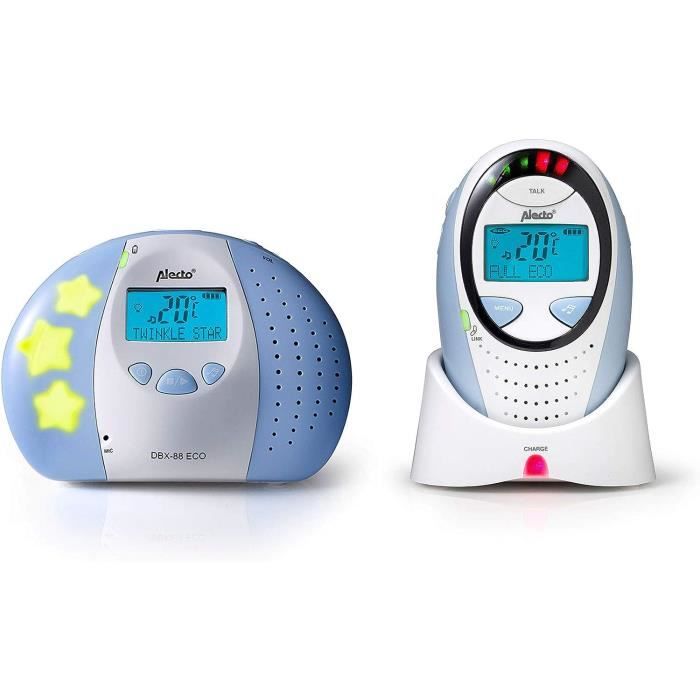 Babyphone Alecto DBX 88 Eco DECT Longue port e jusqu 300 m. avec