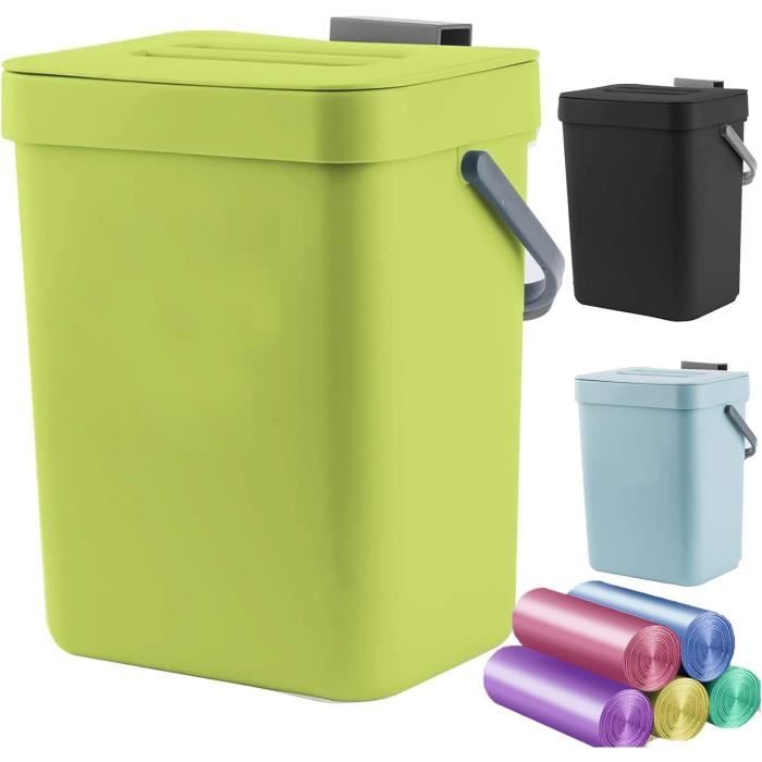 Poubelle De Voiture Avec Couvercle, Mini Poubelle De Voiture, Poubelle