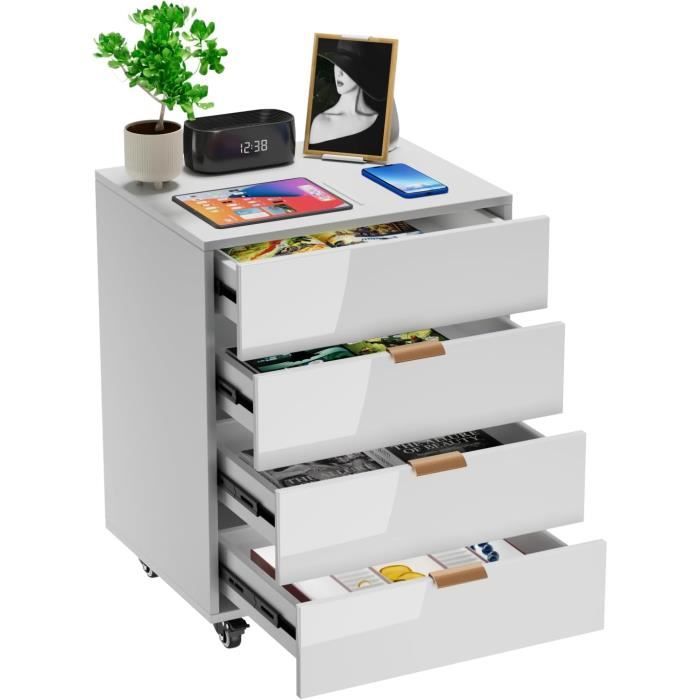 FOREHILL Table De Chevet Lot De 2, Chevet De Lit Avec 3