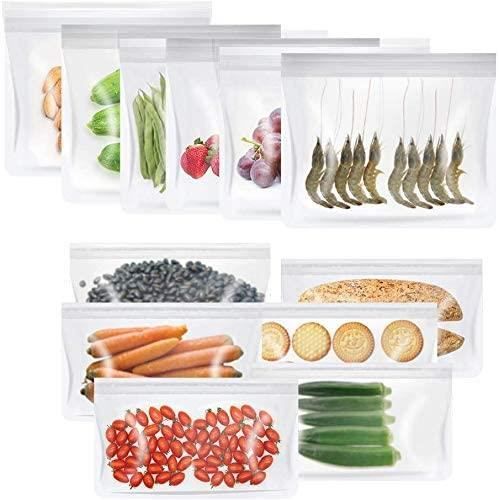 Lot De 12 Sacs Réutilisables En Maille - Rangement Léger Et Lavable