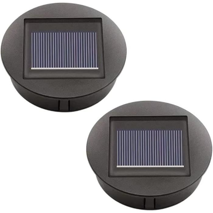 Lampes Solaires De Rechange Pour Jardin - Lot De 2 - LED étanche IP44 - Diamètre 10,5 Cm - Gobesty - 3