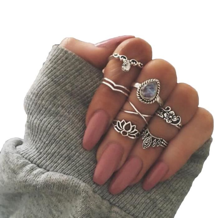 Bague Fantaisie Vintage - Taille 56, Accessoire Rétro Chic Pour Collection