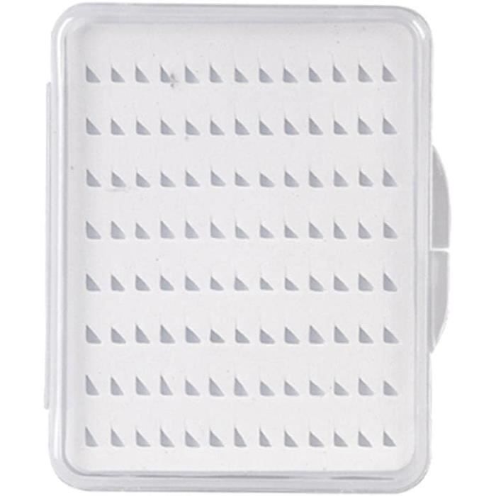 Boîte à Mouches Étanchéité Grande Capacité - Étui Pêche à La Mouche ABS + Silicone Transparent