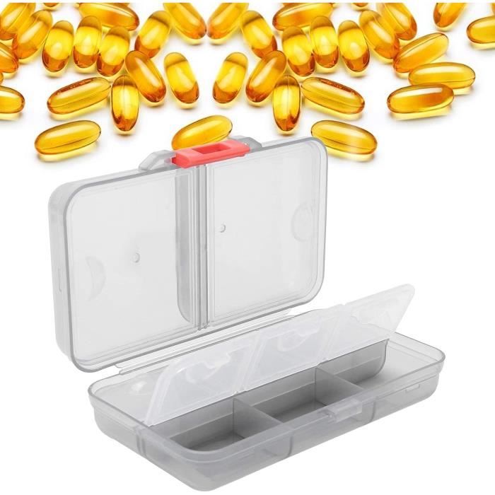 Lot De 20 Bouteilles Pilules Amber RX - Plastique Ambré Grande Taille, Vides