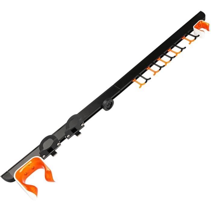 Porte-Vélos Mural MINQ - Support Horizontal 1 Vélo En Acier Noir, Neuf Pour Garage