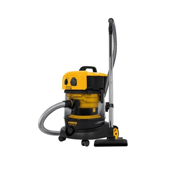 Aspirateur de pl&acirc;tre eau et poussi&egrave;re 1200 W 25 L VITO - Aspiration solide/liquide
