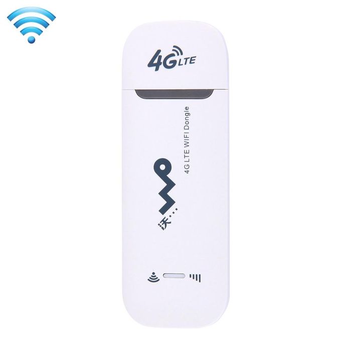 Yonis Clé USB Clé Wifi Modem Sans-Fil 150 Mbps Emplacement Micro SD Blanc ROM 8 Go