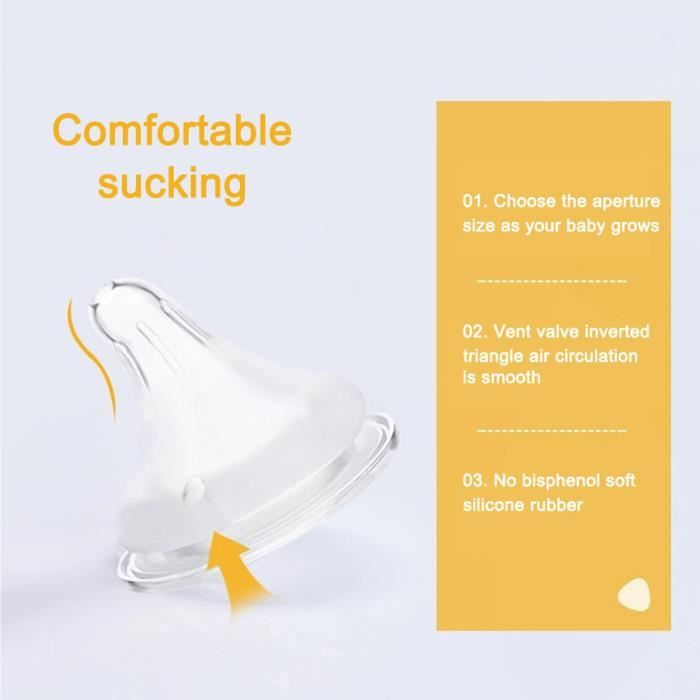 3 Manici Per Biberon In Silicone - Morbidi E Sicuri Per Bambini, Facili Da Afferrare E Lavare
