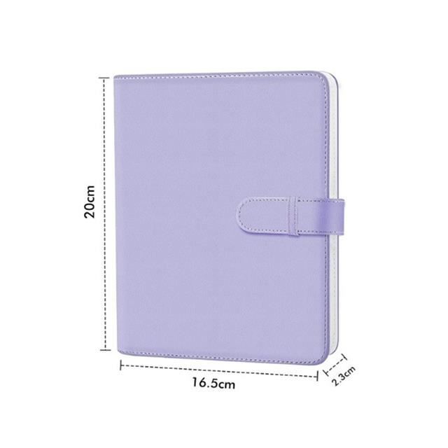 Rieibi Album Photo Instax Mini 256 Pochettes, Portefeuille En Cuir PU Pour Appareil Photo Instantané Fujifilm Instax Mini Evo/12/11/8/9/7s/25/70/90, Album Photo Coloré Brillant Pour Polaroid