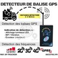 Detecteur portable de traceur GPS : GSM GPRS 2G 3G 4G-1