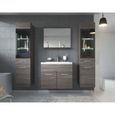 Meuble de salle de bain Rio XL 60x35 cm - Bodega - Ensemble salle de bain + miroir + meuble colonne-1