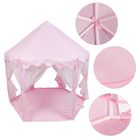 Tipi FAYDUDU – Tente De Jeu Princesse Rose – Intérieur/extérieur – Fenêtres En Maille – Facile à Monter – Dès 3 Ans