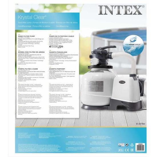 Intex 26648 Ex 28648 Filtre A Sable Epurateur Purificateur Piscine Hors Sol 10500 Lt Hr Achat Vente Pompe Filtration Intex 26648 Ex 28648 Filtre A Cdiscount