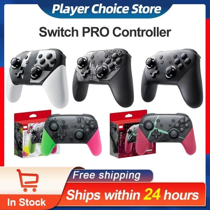 Manette de jeu sans fil rose/fille pour Nintendo Switch Lite, Pro,  OLED/Gamer NS