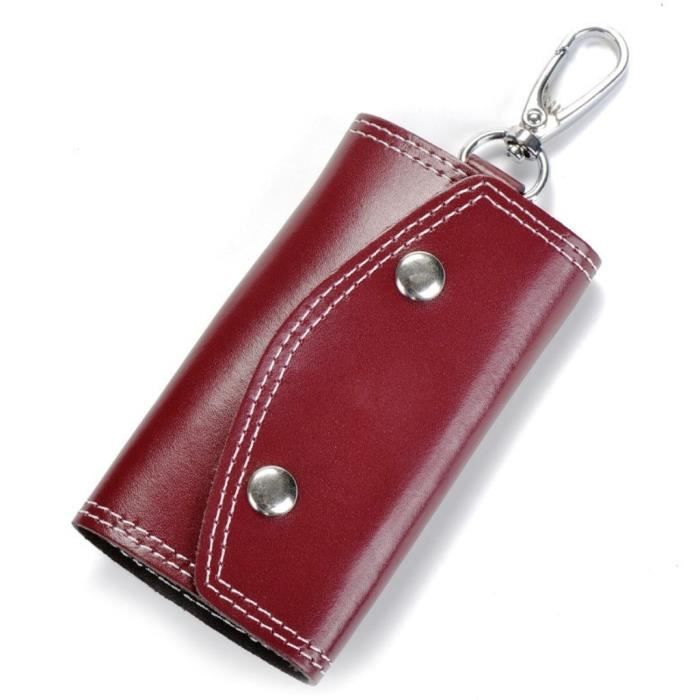 Etuis Porte-clés Norhogo Étui En Cuir Pour Clé De Voiture Avec Crochet En Métal Et Pochette Clé Voiture