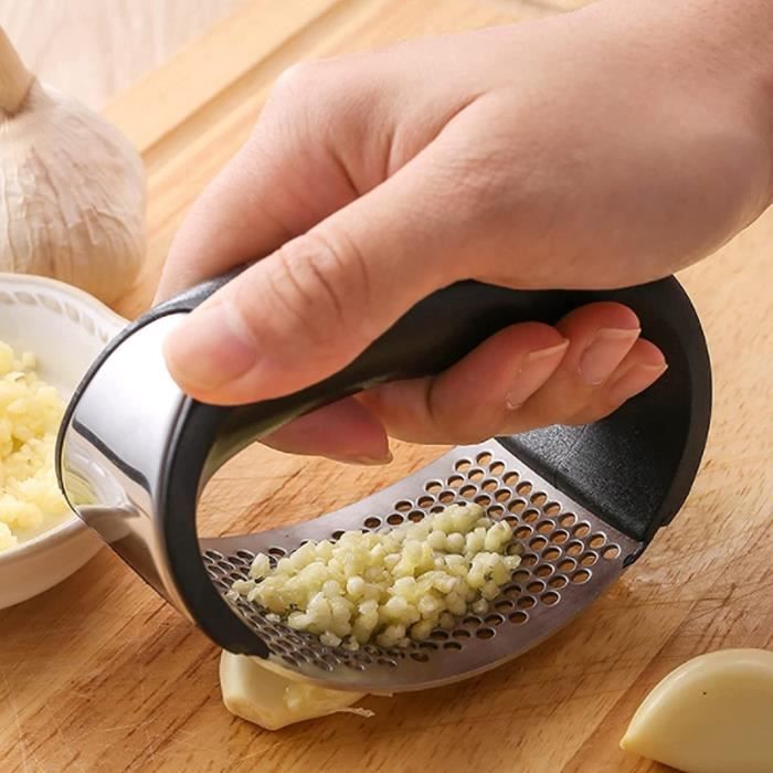 Presse-ail De Cuisine, Hachoir à Ail En Acier Inoxydable, Presse-ail