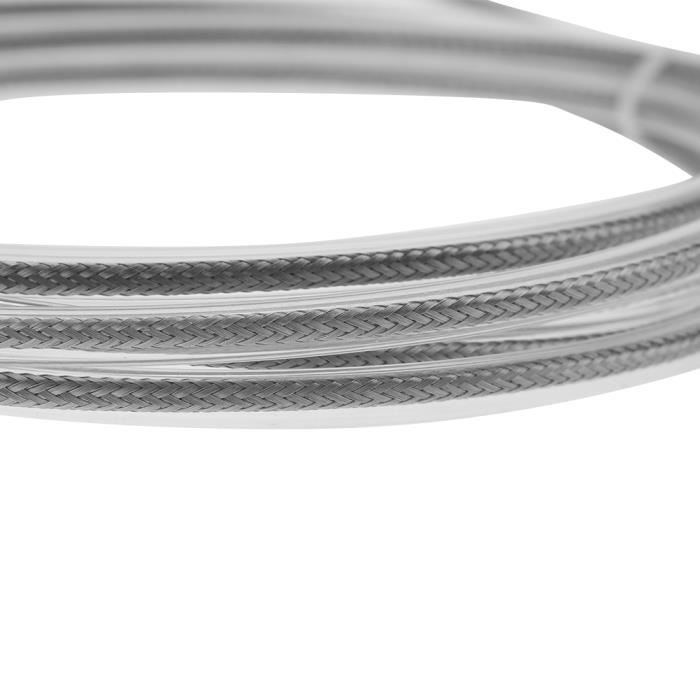 Thermocouple Type K PTFE 2 Fils - Étanche Anticorrosion 0-200°C Longueur 300 Cm