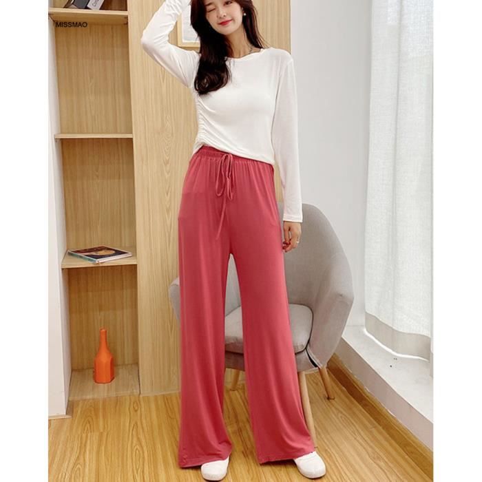 Femme Casual Ultra Doux Pantalon de Pyjama Large Confortable en