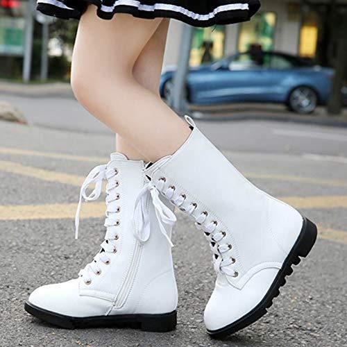 Bottes filles cuir hot sale