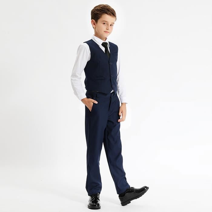Costume ceremonie garcon bleu marine deals