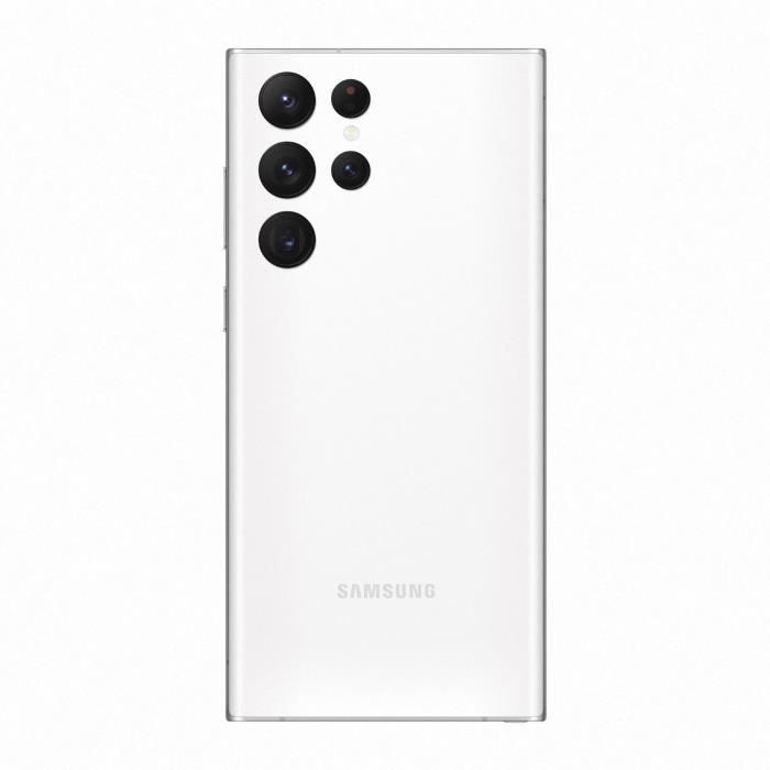 SAMSUNG GALAXY S22 Ultra 128Go 5G Blanc - Cdiscount Téléphonie