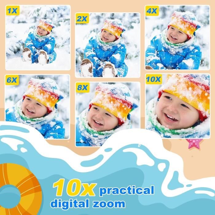 Papier Thermique Pour Appareil Photo Enfant - 15 Rouleaux - 57x30 Mm - Sans Encre - Impression Instantanée