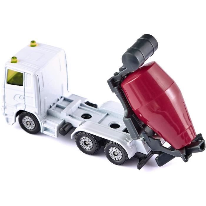 Siku 1896 Camion Toupie Liebherr 1/87 - Bétonnière Métal/plastique - Tambour Rotatif - Bleu/blanc 10x4,8cm