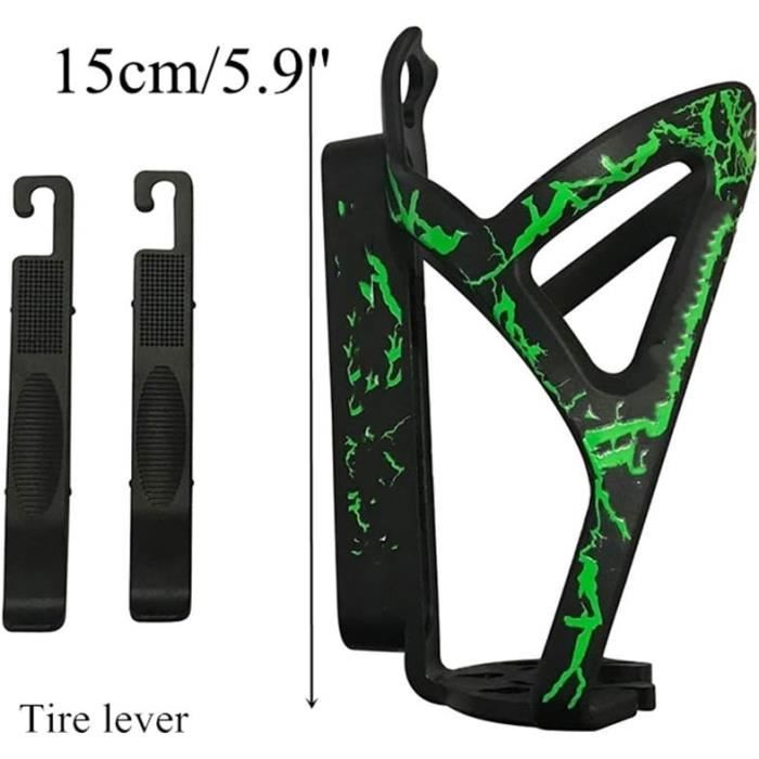 Lot De 2 Porte-Bidons Vélo Rotation 360° – ABS/Métal, Diamètre 7-8 Cm, Fixation Guidon/Tube, Pour VTT/Poussette/Fauteuil Roulant