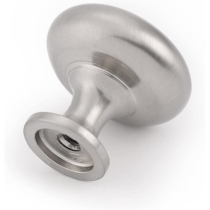 10 Pièces Nickel Brossé Boutons De Portes Poignées Poignées De Meubles