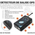 Detecteur portable de traceur GPS : GSM GPRS 2G 3G 4G-2