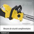Elagueuse électrique POWERPLUS POWXG1032 - 900W - sur perche extensible - Guide de 30cm + Tête inclinable-2